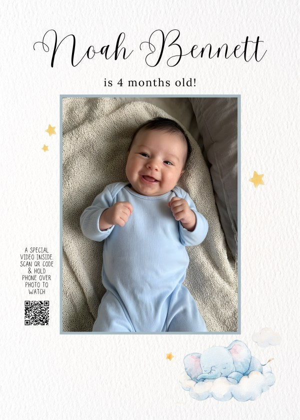 New Baby card design