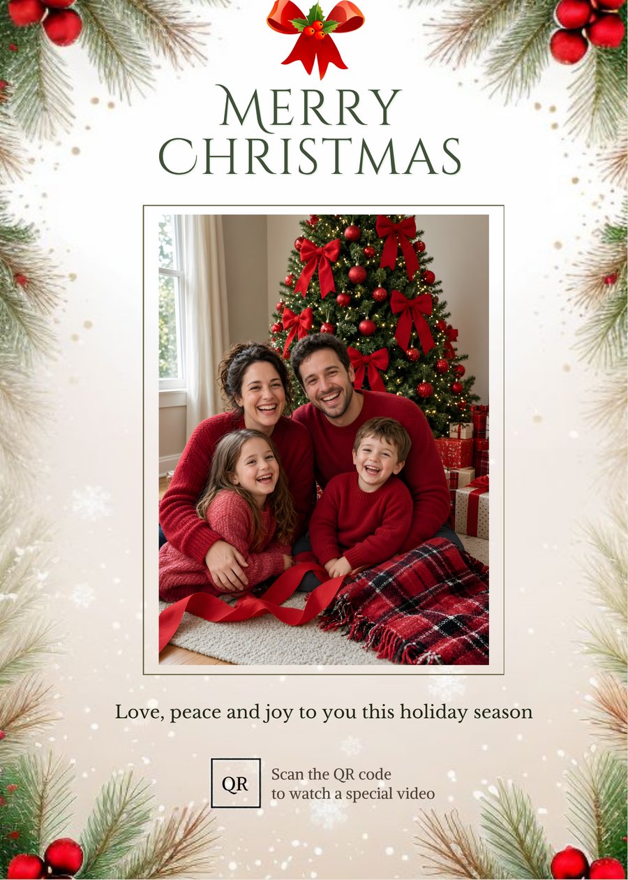 Christmas card design