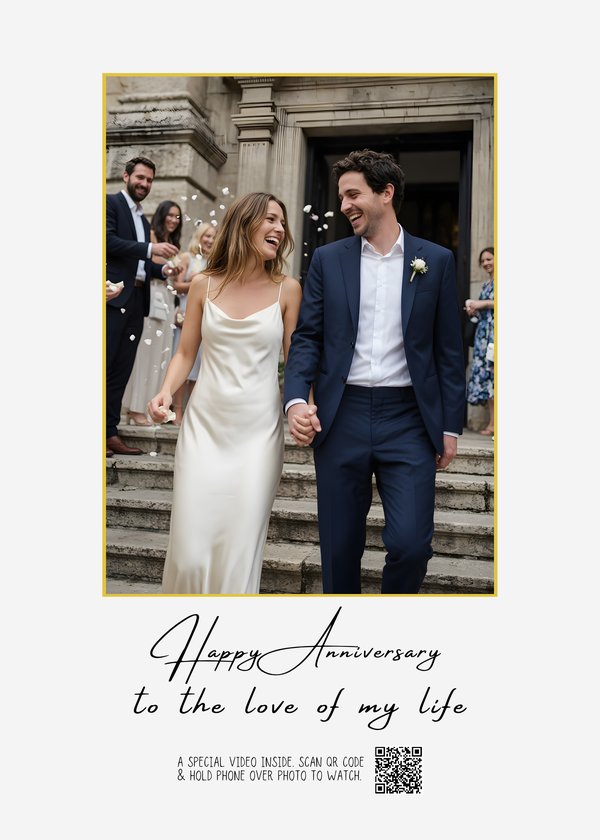 Anniversary card design
