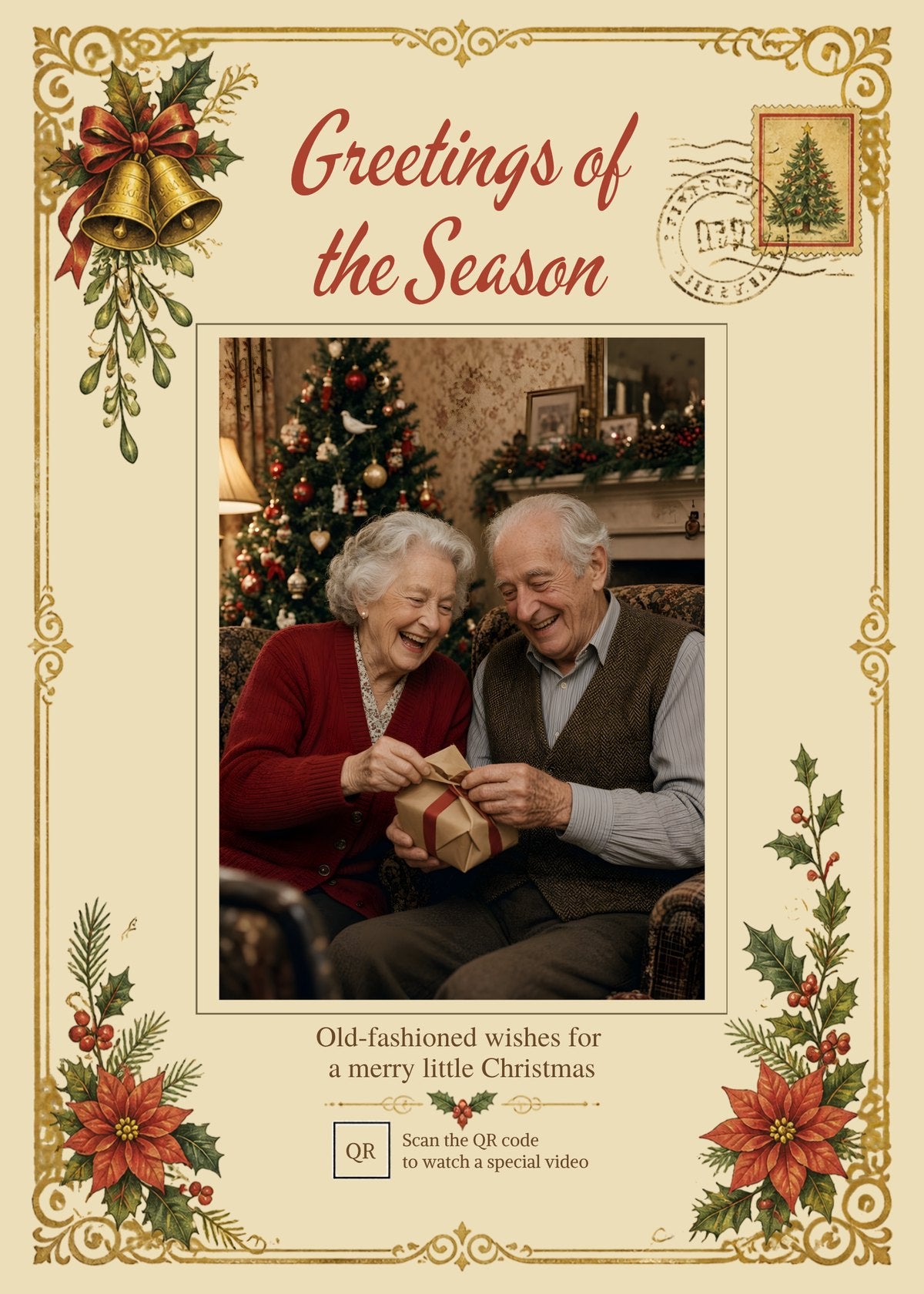 Greetings of the Season card front